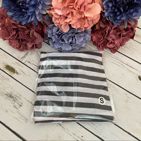 Gray & White Striped Cardigan with Elbow Patches - Picture 14 of 15